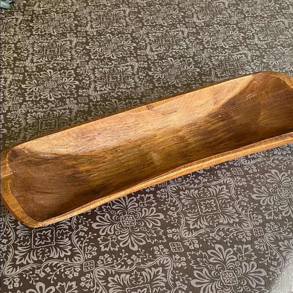 Handmade Wooden Dough Bowl